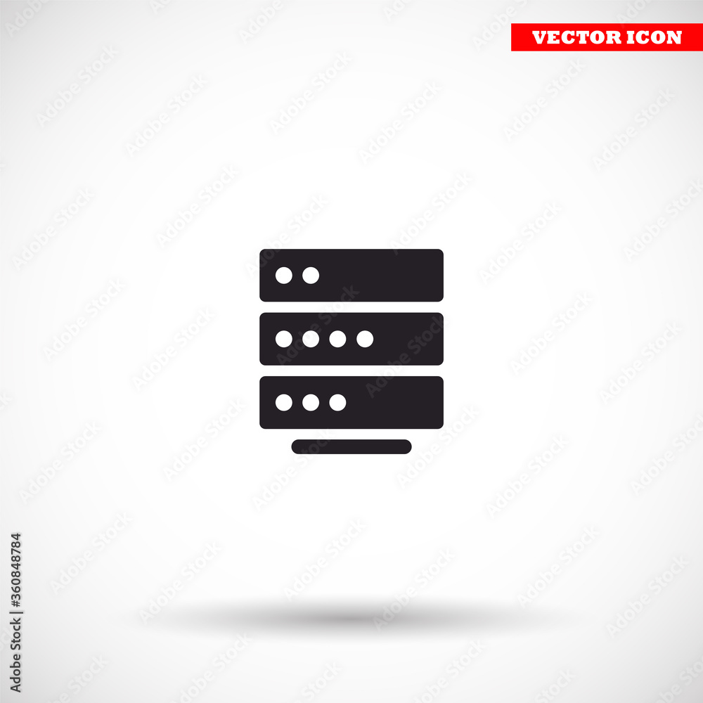 Server vector icon , lorem ipsum Flat design Server vector icon , lorem ipsum Flat design