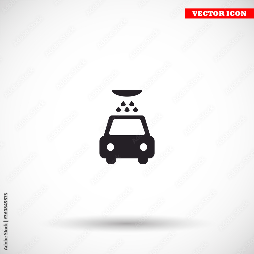 Car wash vector icon , lorem ipsum Flat design Car wash vector icon , lorem ipsum Flat design