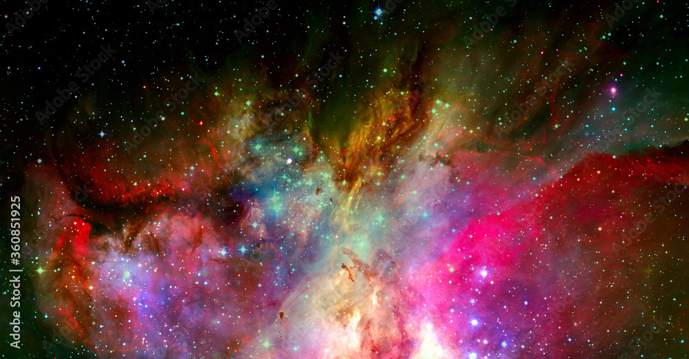 Infinite space background. Elements of this image furnished by NASA