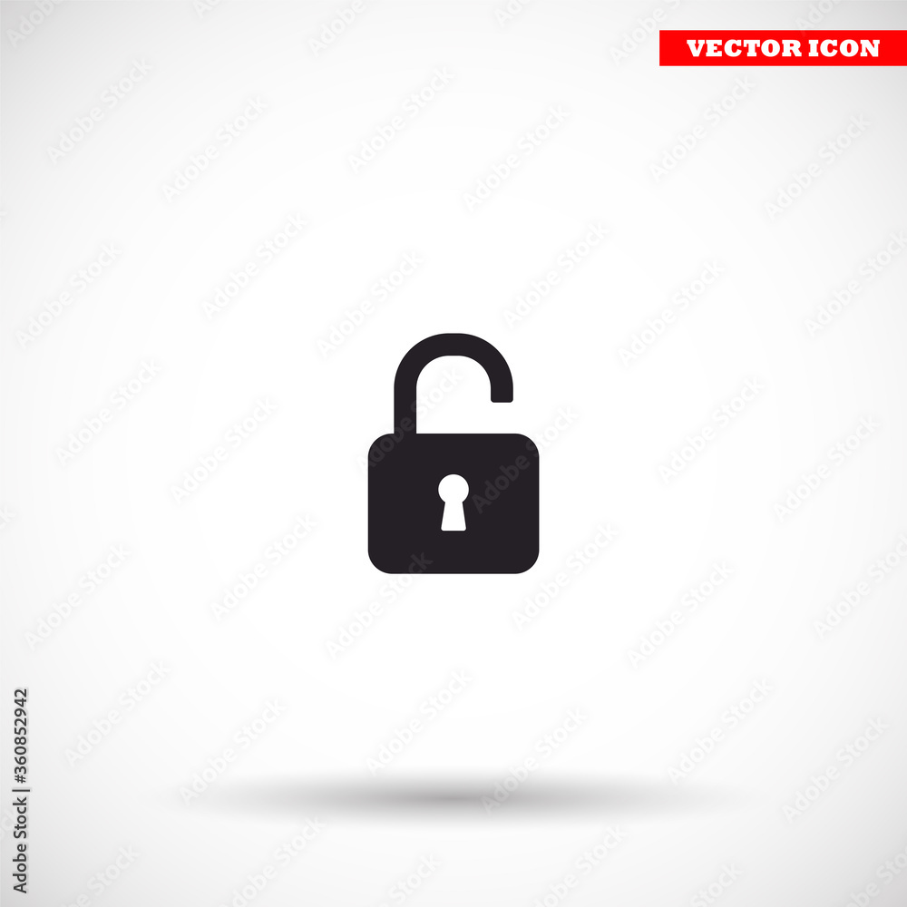 lock symbol on gray background , lorem ipsum Flat design lock symbol on gray background , lorem ipsum Flat design
