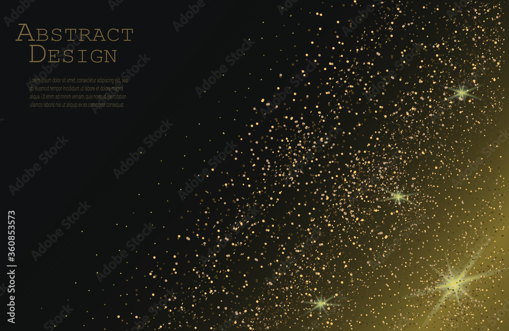Obraz premium glitter lights grunge background, glitter defocused abstract Twinkly Lights and Stars Christmas Background