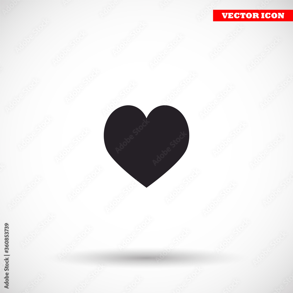 Heart vector icon , lorem ipsum Flat design Heart vector icon , lorem ipsum Flat design