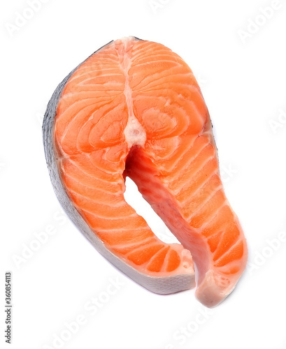 Fish salmon isolated