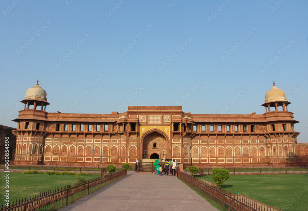 Agra Fort is a historical fort in the city of Agra of India.