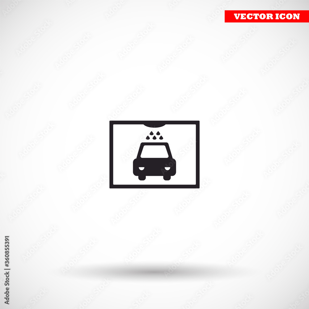 Car wash vector icon , lorem ipsum Flat design Car wash vector icon , lorem ipsum Flat design