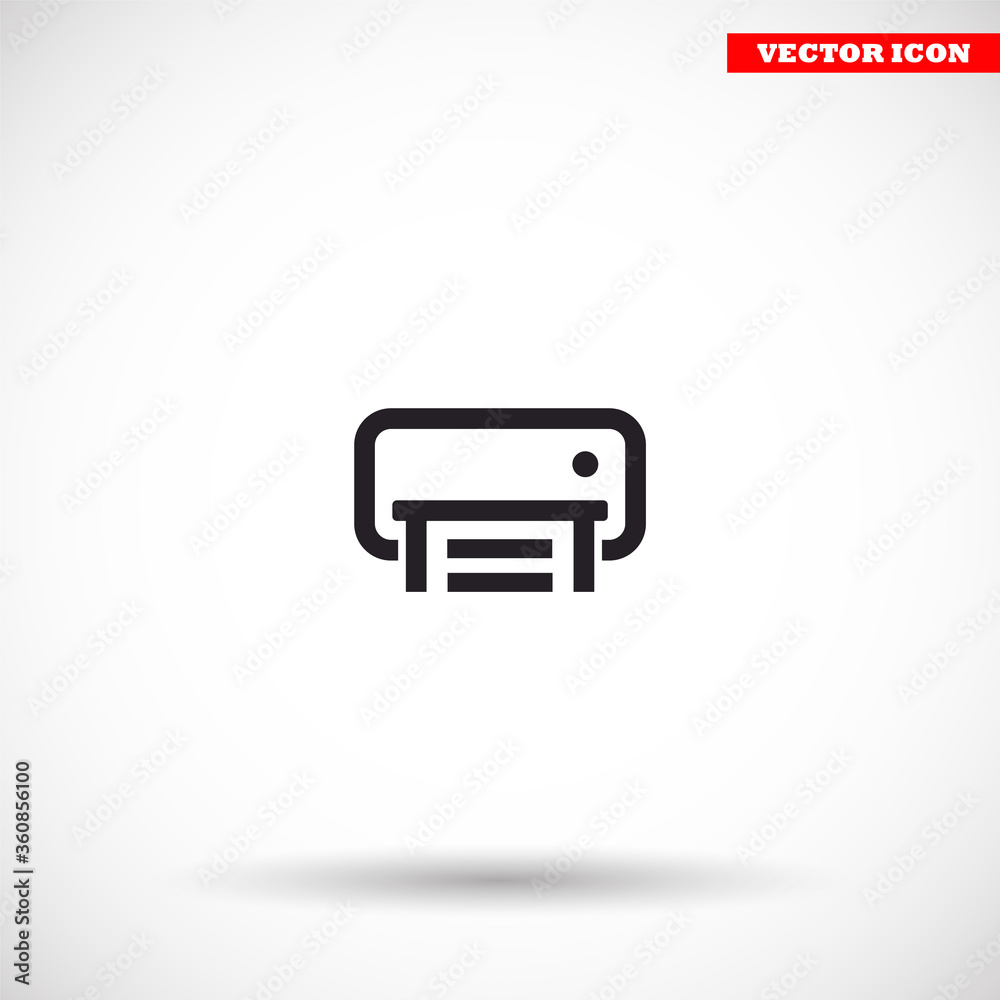 Printer vector icon , lorem ipsum Flat design Printer vector icon , lorem ipsum Flat design