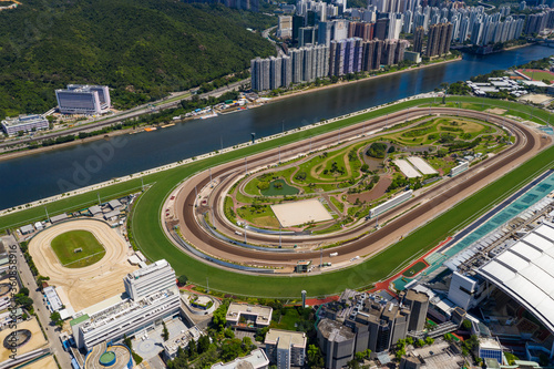  Top view of race course