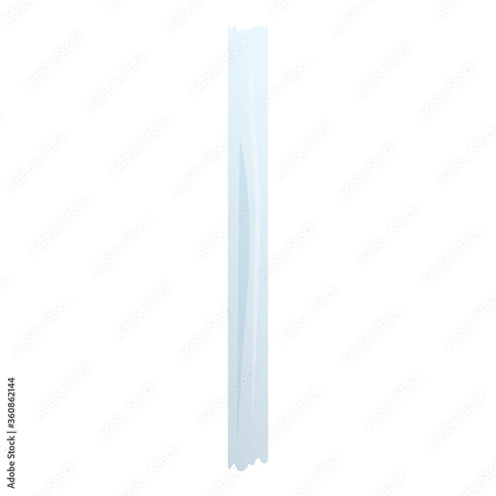 Transparent scotch tape icon. Cartoon of transparent scotch tape vector icon for web design isolated on white background Transparent scotch tape icon. Cartoon of transparent scotch tape vector icon for web design isolated on white background