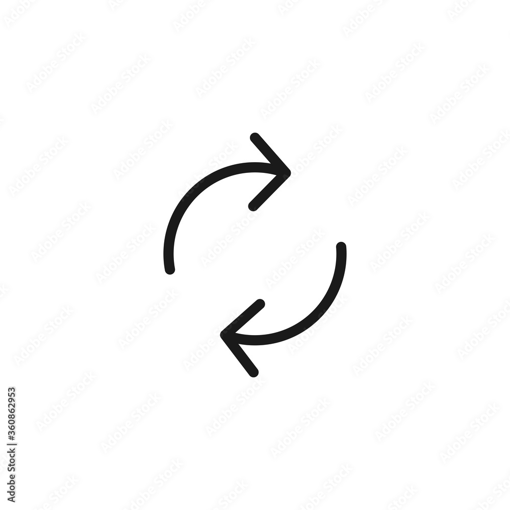 Reload icon. Refresh symbol modern, simple, vector, icon for website design, mobile app, ui. Vector Illustration Reload icon. Refresh symbol modern, simple, vector, icon for website design, mobile app, ui. Vector Illustration