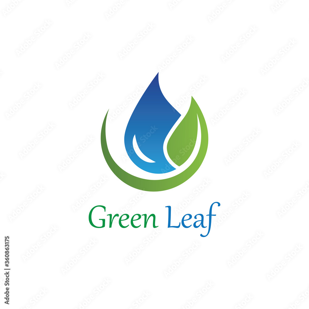 Logos of green Tree leaf ecology Logos of green Tree leaf ecology