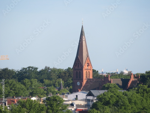 Rostock Warnemünde - Blick auf die Kirche