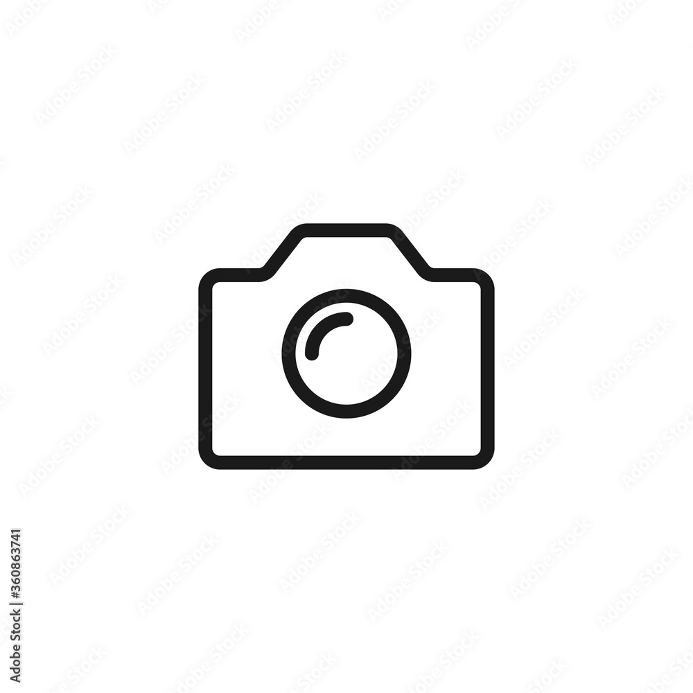 Camera icon. Vector Illustration Camera icon. Vector Illustration