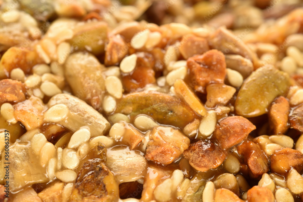 A few delicious walnut cookies, close-up. A few delicious walnut cookies, close-up.