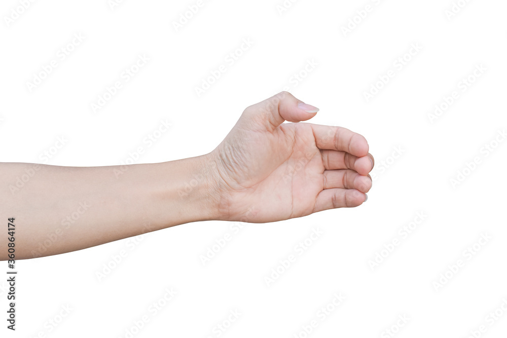 Man hand isolated on white background with clipping path. Man hand isolated on white background with clipping path.