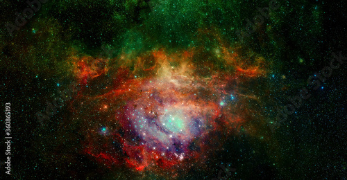 Fototapeta Naklejka Na Ścianę i Meble -  Colourful view of the Universe. Elements of this image furnished by NASA