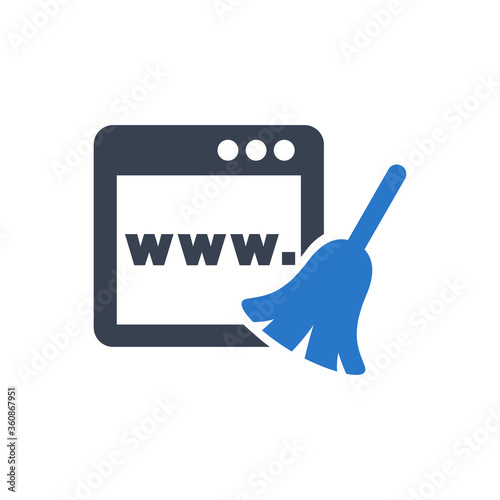 Browser cleaner icon