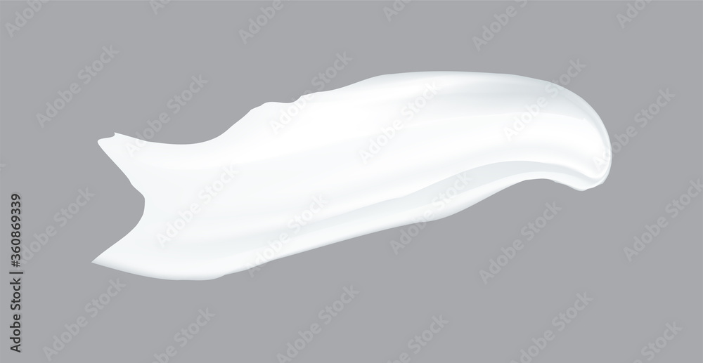 Cosmetic Cream Creme Smear Isolated on Background. Can be used separately. Vector. Cosmetic Cream Creme Smear Isolated on Background. Can be used separately. Vector.