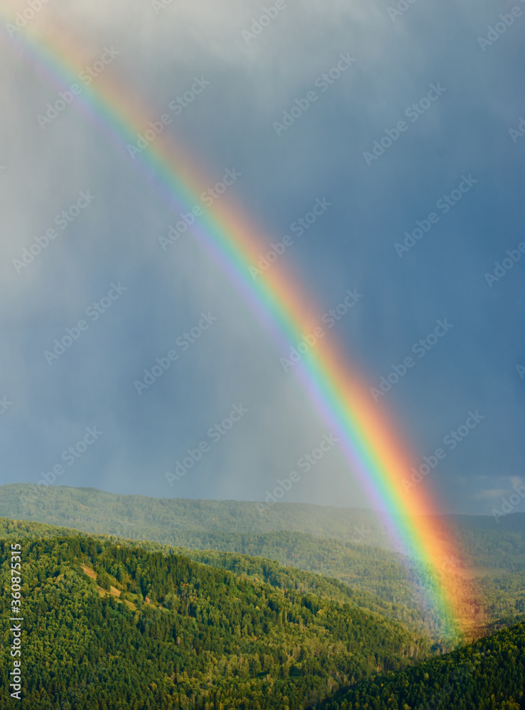 Rainbow over the Altai Mountains Rainbow over the Altai Mountains