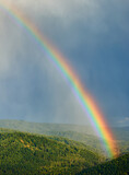 Rainbow over the Altai Mountains