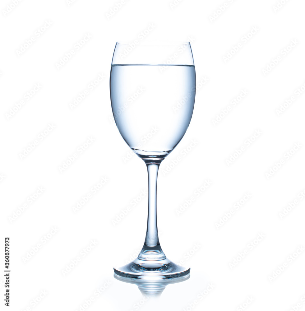 Empty wine glass. Isolated on white background. This has clipping path. Empty wine glass. Isolated on white background. This has clipping path.