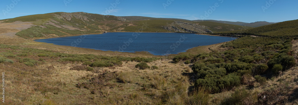 Laguna de los Peces at Lago de Sanabria near Galende,Zamora,Castile and León,Spain,Europe
