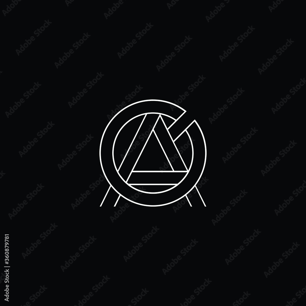 Professional Innovative Initial OA logo and AO logo. Letter AO OA LOGO ...