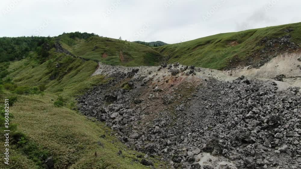 草津白根山　殺生河原