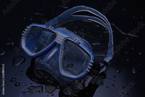 Scuba diving goggles for deep sea snorkeling kits