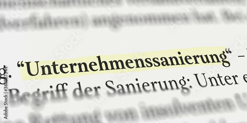 Unternehmenssanierung photo