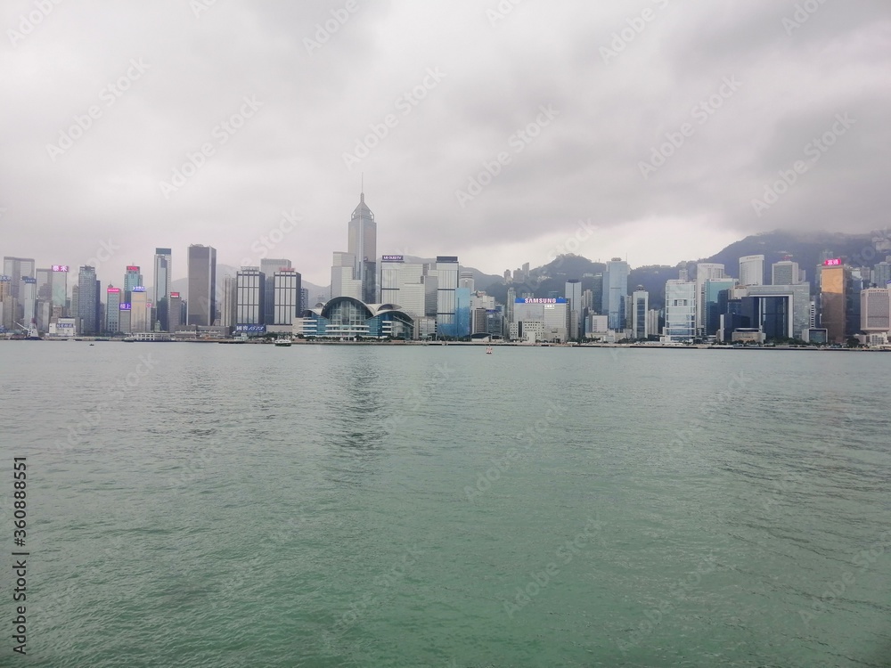 Obraz premium Hongkong Riverside