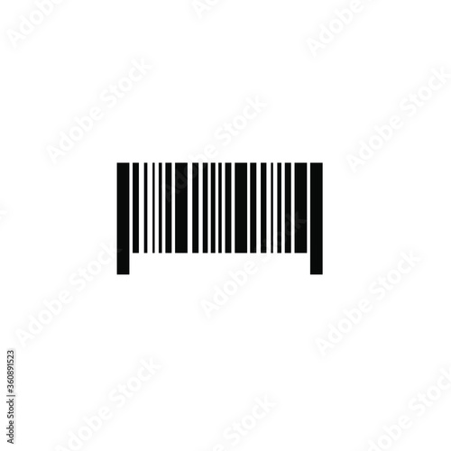 Barcode Icon Vector Logo Template 
