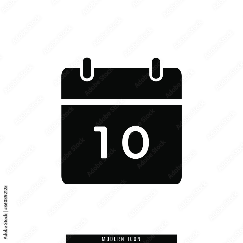 Calendar icon illustration template symbol Calendar icon illustration template symbol