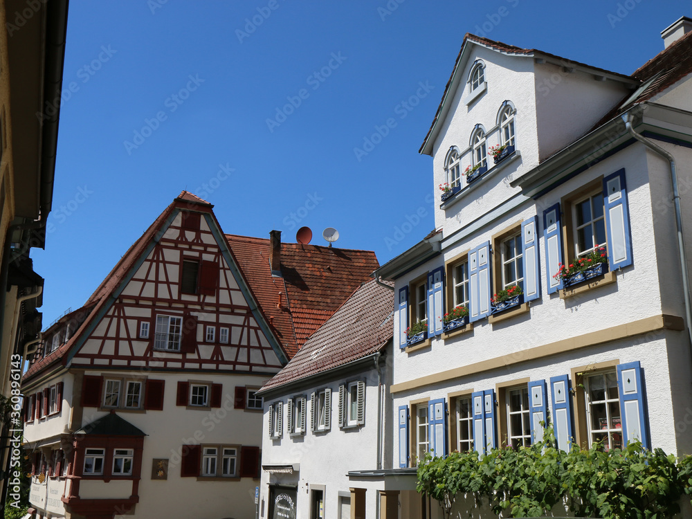 Bad Wimpfen, historic old town in Germany/Baden Württemberg with Staufen history