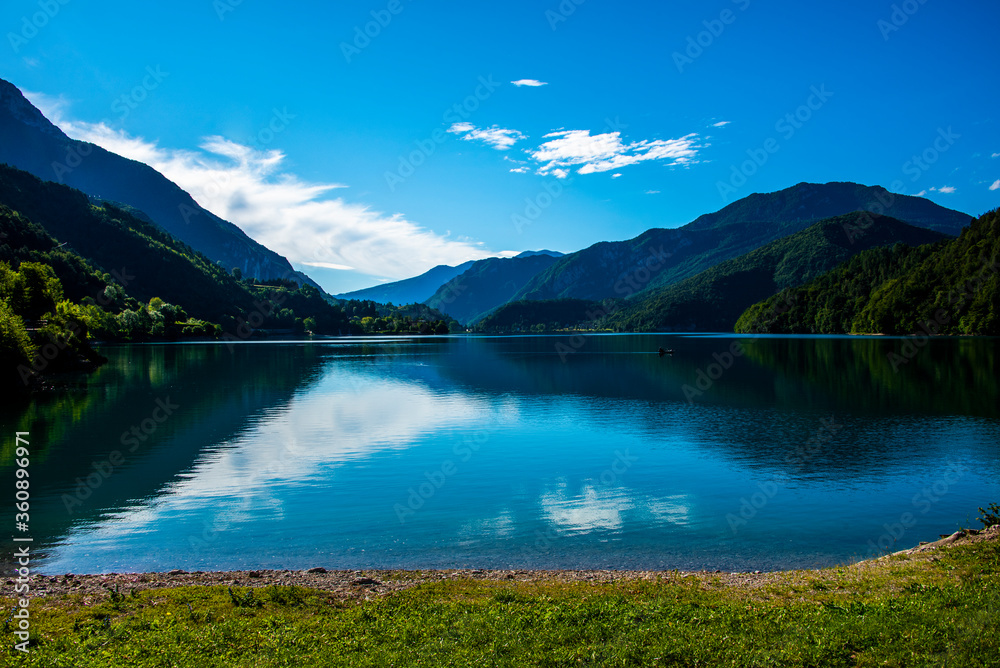 the lake in the mountains one