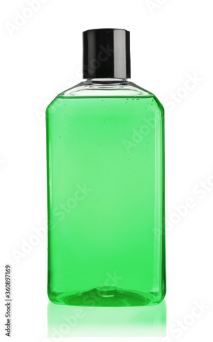 Shower gel isolated on white.