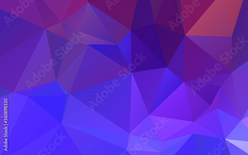 Abstract polygonal blue and purple background . Polygonal Space background with nebula and stars. Vector illustration for poster design. High technology, milky way concept. 