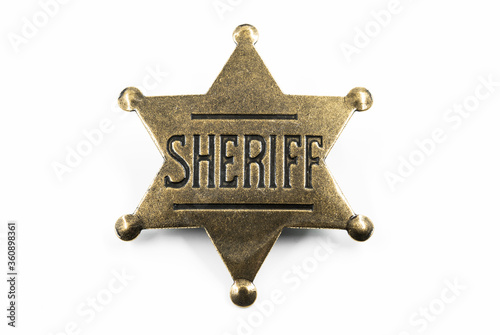 Quadro su tela Sheriff's star