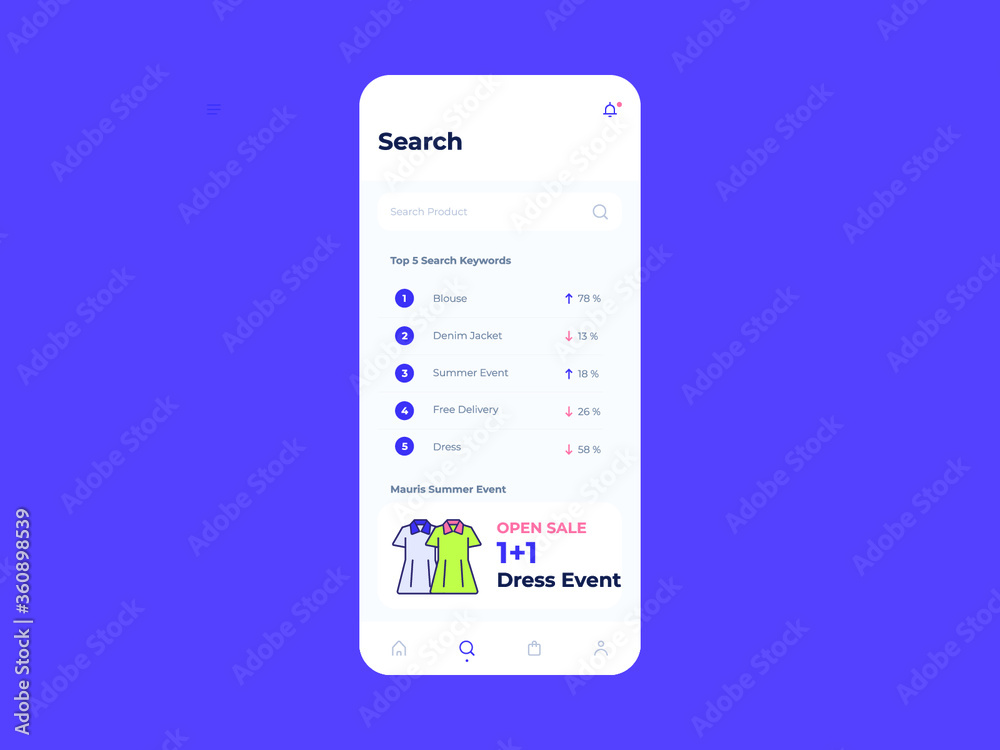 Mobile Shopping Mall Template Design Mobile Shopping Mall Template Design