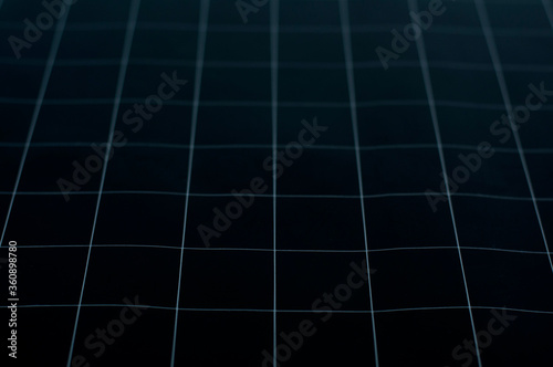 Grid on a black background. Abstract squares. © amdre100