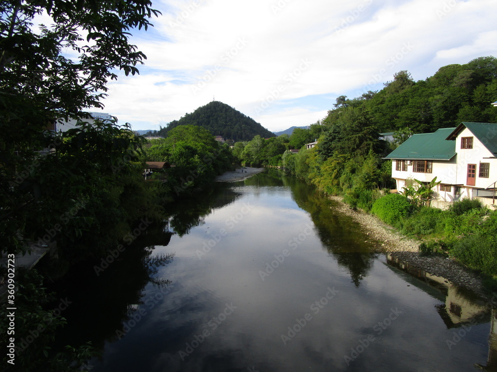 Fototapeta premium house on the lake