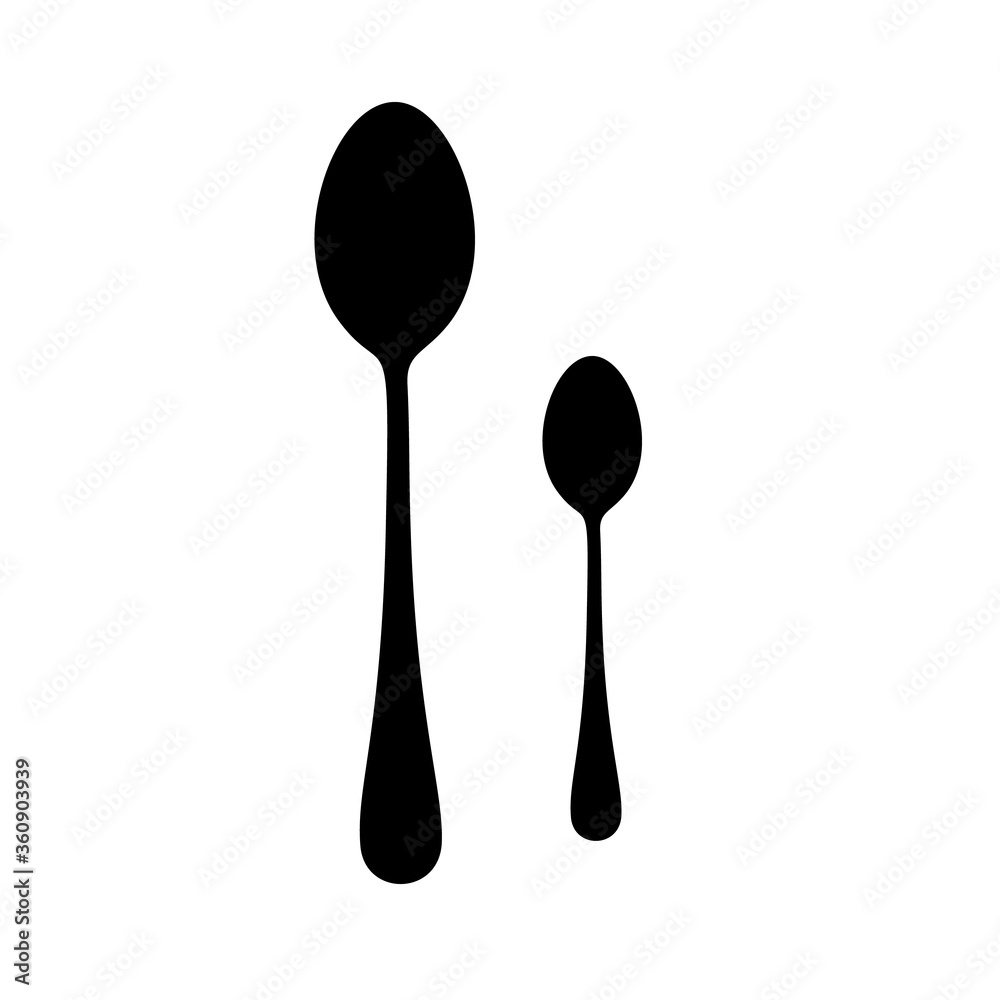 Spoon for serving the table. Vector image. Spoon for serving the table. Vector image.