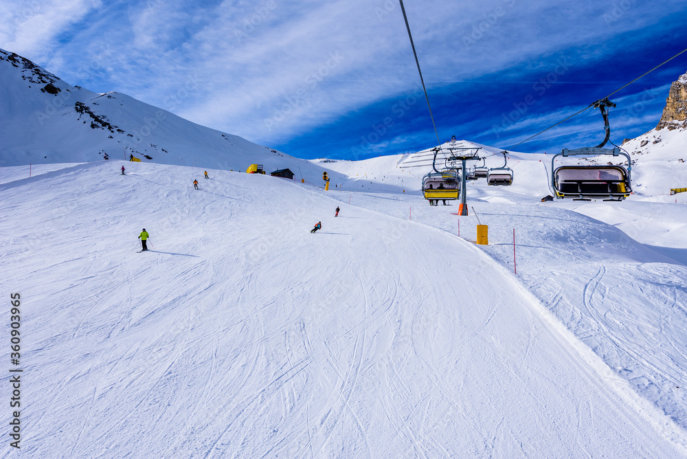 The Sellaronda is the ski circuit around the Sella group in Northern Italy. It lies between the four Ladin valleys of Badia, Gherdëina, Fascia, and Fodom. The Sellaronda is the ski circuit around the Sella group in Northern Italy. It lies between the four Ladin valleys of Badia, Gherdëina, Fascia, and Fodom.