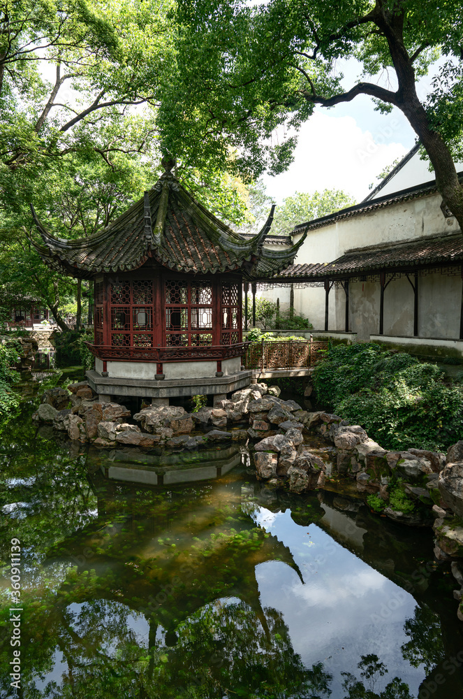 Ancient traditional garden, Suzhou garden, in China. Ancient traditional garden, Suzhou garden, in China.