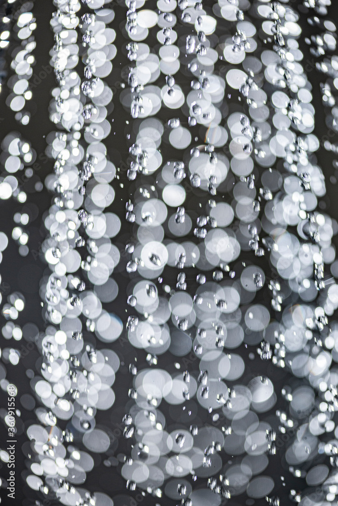 Falling water drops - macro detail Falling water drops - macro detail