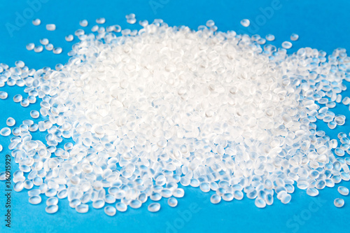 HDPE. Transparent Polyethylene granules.IDPE. Plastic pellets. Plastic Raw material .High Density Polyethylene photo