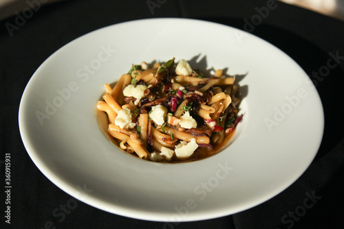 Casarecce pasta photo