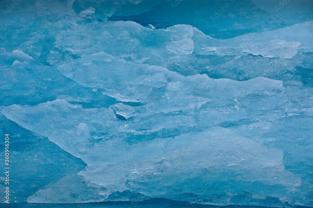 Closeup of glacial ice, Disko Bay, Ilulissat, West Greenland Closeup of glacial ice, Disko Bay, Ilulissat, West Greenland