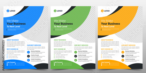 Creative Corporate & Business Flyer Brochure Template Design, abstract business flyer, vector template design. Brochure design, cover, annual report, poster, flyer	