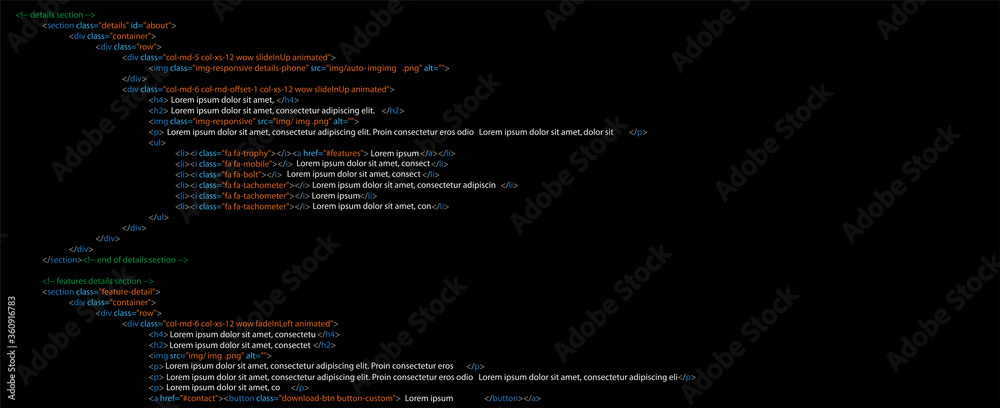 Software development abstract technology code and script background Software development abstract technology code and script background