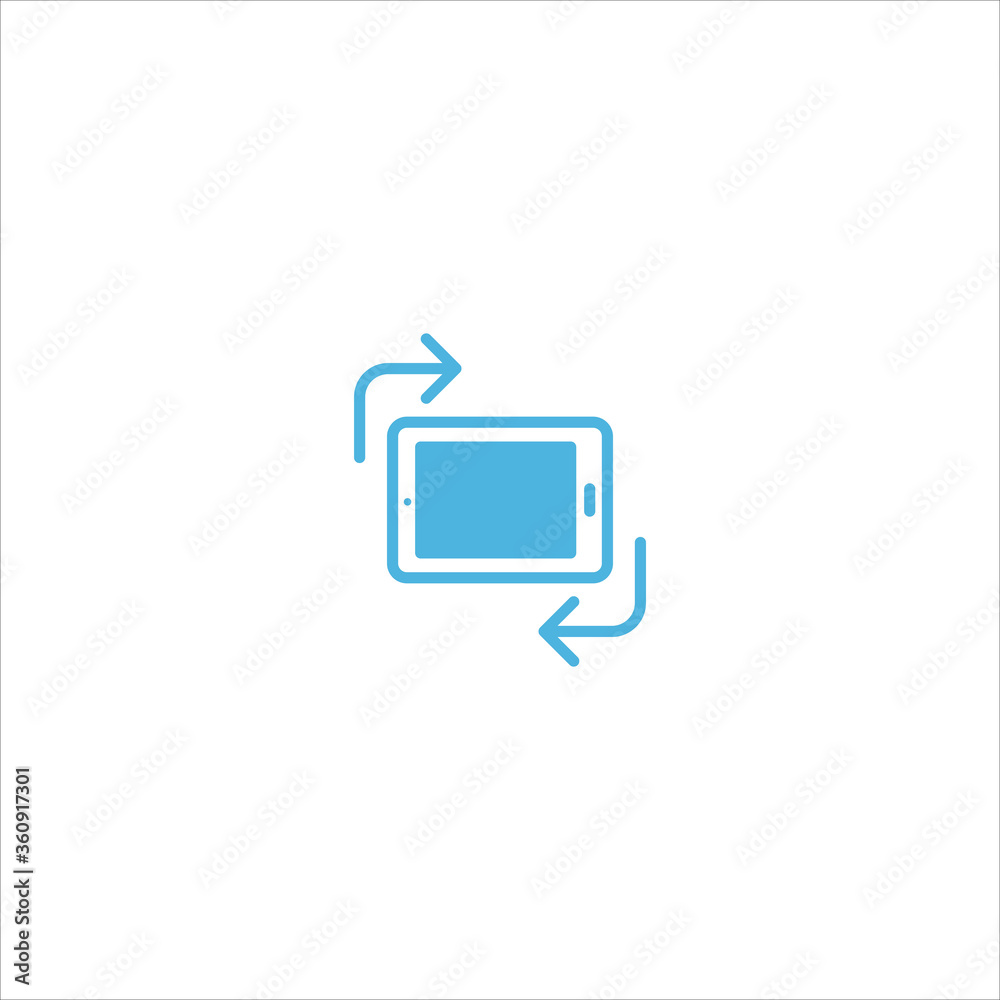 hand phone icon flat vector logo design trendy hand phone icon flat vector logo design trendy